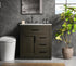 Elegant Lighting Alden Vanity Cabinet 1Dr3Dw 32 Inch W x 22 Inch D x 35 Inch H in Mocha Brown Model: VF29732MMB