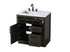 Elegant Lighting Alden Vanity Cabinet 1Dr3Dw 32 Inch W x 22 Inch D x 35 Inch H in Mocha Brown Model: VF29732MMB