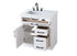 Elegant Lighting Alden Vanity Cabinet 1Dr3Dw 32 Inch W x 22 Inch D x 35 Inch H in White Model: VF29732WH