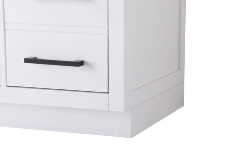 Elegant Lighting Alden Vanity Cabinet 1Dr3Dw 32 Inch W x 22 Inch D x 35 Inch H in White Model: VF29732WH