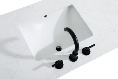 Elegant Lighting Alden Vanity Cabinet 1Dr3Dw 32 Inch W x 22 Inch D x 35 Inch H in White Model: VF29732WH