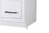 Elegant Lighting Alden Vanity Cabinet 1Dr3Dw 32 Inch W x 22 Inch D x 35 Inch H in White Model: VF29732WH