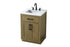 Elegant Lighting Alden Vanity Cabinet 2Dr1Dw 24 Inch W x 22 Inch D x 35 Inch H in Chestnut Brown Model: VF29724MCB