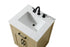 Elegant Lighting Alden Vanity Cabinet 2Dr1Dw 24 Inch W x 22 Inch D x 35 Inch H in Honey Brown Model: VF29724MHB