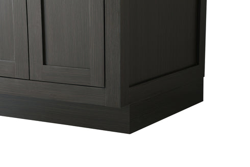 Elegant Lighting Alden Vanity Cabinet 2Dr1Dw 24 Inch W x 22 Inch D x 35 Inch H in Mocha Brown Model: VF29724MMB