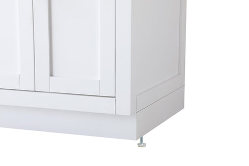Elegant Lighting Alden Vanity Cabinet 2Dr1Dw 24 Inch W x 22 Inch D x 35 Inch H in White Model: VF29724WH