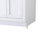 Elegant Lighting Alden Vanity Cabinet 2Dr1Dw 24 Inch W x 22 Inch D x 35 Inch H in White Model: VF29724WH
