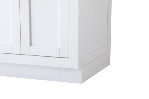 Elegant Lighting Alden Vanity Cabinet 2Dr1Dw 24 Inch W x 22 Inch D x 35 Inch H in White Model: VF29724WH