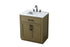 Elegant Lighting Alden Vanity Cabinet 2Dr1Dw 30 Inch W x 22 Inch D x 35 Inch H in Chestnut Brown Model: VF29730MCB