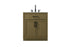 Elegant Lighting Alden Vanity Cabinet 2Dr1Dw 30 Inch W x 22 Inch D x 35 Inch H in Chestnut Brown Model: VF29730MCB