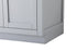 Elegant Lighting Alden Vanity Cabinet 2Dr1Dw 30 Inch W x 22 Inch D x 35 Inch H in Grey Model: VF29730GR