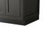 Elegant Lighting Alden Vanity Cabinet 2Dr1Dw 30 Inch W x 22 Inch D x 35 Inch H in Mocha Brown Model: VF29730MMB