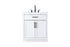 Elegant Lighting Alden Vanity Cabinet 2Dr1Dw 30 Inch W x 22 Inch D x 35 Inch H in White Model: VF29730WH