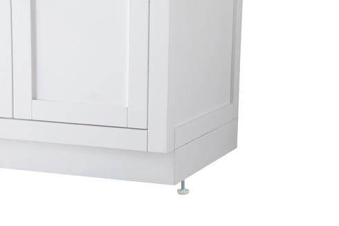 Elegant Lighting Alden Vanity Cabinet 2Dr1Dw 30 Inch W x 22 Inch D x 35 Inch H in White Model: VF29730WH