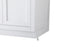 Elegant Lighting Alden Vanity Cabinet 2Dr1Dw 30 Inch W x 22 Inch D x 35 Inch H in White Model: VF29730WH