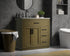 Elegant Lighting Alden Vanity Cabinet 2Dr3Dw 36 Inch W x 22 Inch D x 35 Inch H in Chestnut Brown Model: VF29736MCB