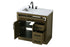 Elegant Lighting Alden Vanity Cabinet 2Dr3Dw 36 Inch W x 22 Inch D x 35 Inch H in Chestnut Brown Model: VF29736MCB