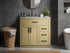 Elegant Lighting Alden Vanity Cabinet 2Dr3Dw 36 Inch W x 22 Inch D x 35 Inch H in Honey Brown Model: VF29736MHB