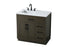 Elegant Lighting Alden Vanity Cabinet 2Dr3Dw 36 Inch W x 22 Inch D x 35 Inch H in Mocha Brown Model: VF29736MMB
