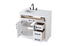 Elegant Lighting Alden Vanity Cabinet 2Dr3Dw 36 Inch W x 22 Inch D x 35 Inch H in White Model: VF29736WH