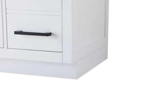 Elegant Lighting Alden Vanity Cabinet 2Dr3Dw 36 Inch W x 22 Inch D x 35 Inch H in White Model: VF29736WH