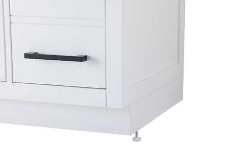 Elegant Lighting Alden Vanity Cabinet 2Dr3Dw 36 Inch W x 22 Inch D x 35 Inch H in White Model: VF29736WH