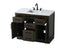 Elegant Lighting Alden Vanity Cabinet 2Dr5Dw 42 Inch W x 22 Inch D x 35 Inch H in Mocha Brown Model: VF29742MMB