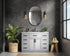 Elegant Lighting Alden Vanity Cabinet 2Dr7Dw 48 Inch W x 22 Inch D x 35 Inch H in Grey Model: VF29748GR