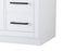Elegant Lighting Alden Vanity Cabinet 2Dr7Dw 48 Inch W x 22 Inch D x 35 Inch H in White Model: VF29748WH