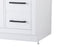 Elegant Lighting Alden Vanity Cabinet 2Dr7Dw 48 Inch W x 22 Inch D x 35 Inch H in White Model: VF29748WH