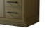 Elegant Lighting Alden Vanity Cabinet 2Dr7Dw 54 Inch W x 22 Inch D x 35 Inch H in Chestnut Brown Model: VF29754MCB