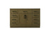 Elegant Lighting Alden Vanity Cabinet 2Dr7Dw 54 Inch W x 22 Inch D x 35 Inch H in Chestnut Brown Model: VF29754MCB