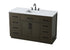 Elegant Lighting Alden Vanity Cabinet 2Dr7Dw 54 Inch W x 22 Inch D x 35 Inch H in Mocha Brown Model: VF29754MMB