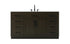 Elegant Lighting Alden Vanity Cabinet 2Dr7Dw 60 Inch W x 22 Inch D x 35 Inch H in Mocha Brown Model: VF29760MMB