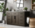 Elegant Lighting Alden Vanity Cabinet 2Dr7Dw 60 Inch W x 22 Inch D x 35 Inch H in Mocha Brown Model: VF29760MMB