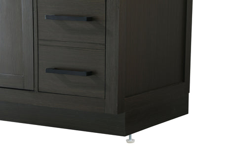 Elegant Lighting Alden Vanity Cabinet 4Dr11Dw 84 Inch W x 22 Inch D x 35 Inch H in Mocha Brown Model: VF29784DMMB