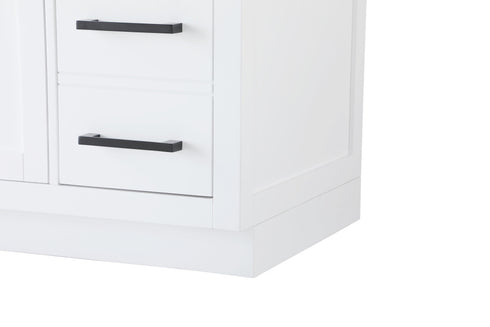 Elegant Lighting Alden Vanity Cabinet 4Dr11Dw 84 Inch W x 22 Inch D x 35 Inch H in White Model: VF29784DWH