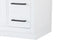 Elegant Lighting Alden Vanity Cabinet 4Dr11Dw 84 Inch W x 22 Inch D x 35 Inch H in White Model: VF29784DWH