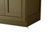Elegant Lighting Alden Vanity Cabinet 4Dr5Dw 60 Inch W x 22 Inch D x 35 Inch H in Chestnut Brown Model: VF29760DMCB
