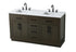 Elegant Lighting Alden Vanity Cabinet 4Dr5Dw 60 Inch W x 22 Inch D x 35 Inch H in Mocha Brown Model: VF29760DMMB