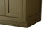 Elegant Lighting Alden Vanity Cabinet 4Dr5Dw 72 Inch W x 22 Inch D x 35 Inch H in Chestnut Brown Model: VF29772DMCB