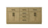 Elegant Lighting Alden Vanity Cabinet 4Dr5Dw 72 Inch W x 22 Inch D x 35 Inch H in Honey Brown Model: VF29772DMHB