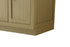 Elegant Lighting Alden Vanity Cabinet 4Dr5Dw 72 Inch W x 22 Inch D x 35 Inch H in Honey Brown Model: VF29772DMHB
