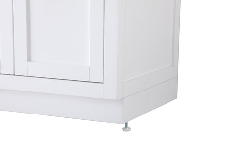 Elegant Lighting Alden Vanity Cabinet 4Dr5Dw 72 Inch W x 22 Inch D x 35 Inch H in White Model: VF29772DWH