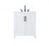 Elegant Lighting Alina 30 inch Single Bathroom Vanity in Chocolate Oak Model: VF29530CO
