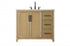 Elegant Lighting Alina 42 inch Single Bathroom Vanity in Chocolate Oak Model: VF29542CO