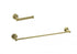 Elegant Lighting Alma 2 piece Bathroom Hardware Set in Brushed Gold Model: HWB-11S2BGD