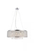 Elegant Lighting Amelie 4 light in Chrome Pendant Clear Royal Cut Crystal Model: V2914D12C/RC