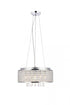 Elegant Lighting Amelie 4 light in Chrome Pendant Clear Royal Cut Crystal Model: V2914D12C/RC