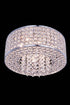 Elegant Lighting Amelie 4 light in Chrome Pendant Clear Royal Cut Crystal Model: V2914D12C/RC
